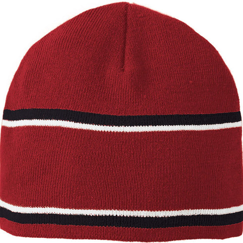 Holloway Engager Beanie (223832), Color 'Scarlet/Black/White'